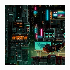 Video Game Pixel Art Medium Glasses Cloth by Cowasu