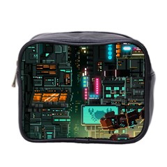 Video Game Pixel Art Mini Toiletries Bag (two Sides) by Cowasu