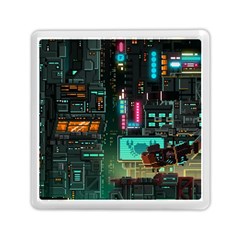 Video Game Pixel Art Memory Card Reader (square) by Cowasu