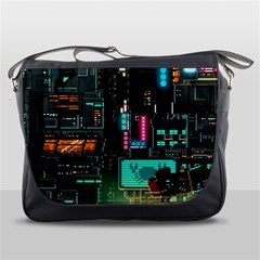 Video Game Pixel Art Messenger Bag by Cowasu