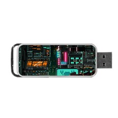 Video Game Pixel Art Portable Usb Flash (one Side) by Cowasu