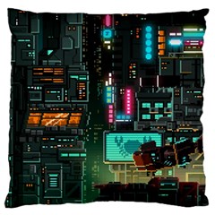 Video Game Pixel Art Standard Premium Plush Fleece Cushion Case (one Side) by Cowasu