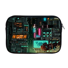 Video Game Pixel Art Apple Macbook Pro 17  Zipper Case by Cowasu