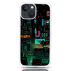 Video Game Pixel Art Iphone 13 Mini Tpu Uv Print Case by Cowasu