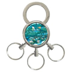 Psychedelic Adventure 3-ring Key Chain by Cowasu