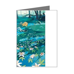 Psychedelic Adventure Mini Greeting Card by Cowasu