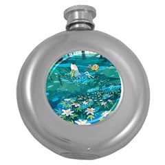 Psychedelic Adventure Round Hip Flask (5 Oz) by Cowasu