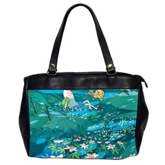 Psychedelic Adventure Oversize Office Handbag (2 Sides) by Cowasu