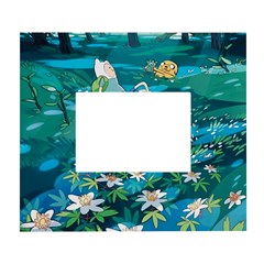 Psychedelic Adventure White Wall Photo Frame 5  X 7  by Cowasu