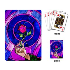 Stained Glass Rose Playing Cards Single Design (rectangle) by Cowasu