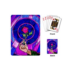 Stained Glass Rose Playing Cards Single Design (mini) by Cowasu