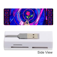 Stained Glass Rose Memory Card Reader (stick) by Cowasu