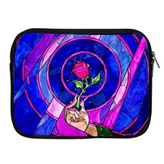 Stained Glass Rose Apple Ipad 2/3/4 Zipper Cases by Cowasu