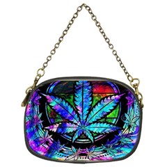 Cannabis Psychedelic Chain Purse (two Sides) by Cowasu