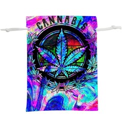 Cannabis Psychedelic Lightweight Drawstring Pouch (xl)