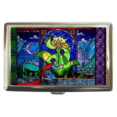 Beauty Stained Glass Rose Cigarette Money Case by Cowasu