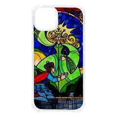 Beauty Stained Glass Rose Iphone 13 Tpu Uv Print Case