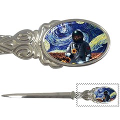 Starry Surreal Psychedelic Astronaut Space Letter Opener by Cowasu