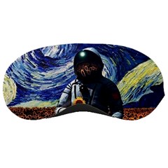 Starry Surreal Psychedelic Astronaut Space Sleeping Mask by Cowasu