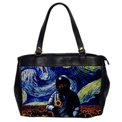 Starry Surreal Psychedelic Astronaut Space Oversize Office Handbag by Cowasu