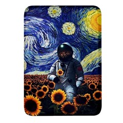 Starry Surreal Psychedelic Astronaut Space Rectangular Glass Fridge Magnet (4 Pack) by Cowasu