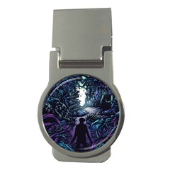 Horror Psychedelic Art Money Clips (round)  by Cowasu