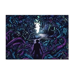 Horror Psychedelic Art Sticker A4 (10 Pack) by Cowasu