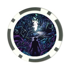 Horror Psychedelic Art Poker Chip Card Guard (10 Pack) by Cowasu