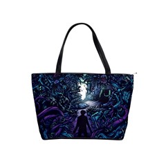 Horror Psychedelic Art Classic Shoulder Handbag by Cowasu