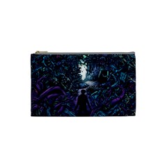 Horror Psychedelic Art Cosmetic Bag (small) by Cowasu