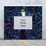 Horror Psychedelic Art White Wall Photo Frame 5  x 7  Front