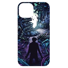 Horror Psychedelic Art Iphone 14 Black Uv Print Case