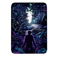 Horror Psychedelic Art Rectangular Glass Fridge Magnet (4 Pack)