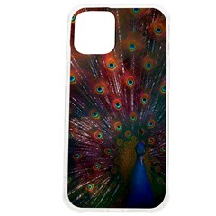 Red Peacock Feather Iphone 12 Pro Max Tpu Uv Print Case by Cowasu