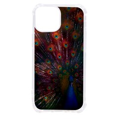 Red Peacock Feather Iphone 13 Mini Tpu Uv Print Case