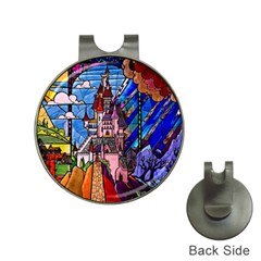 Beauty Stained Glass Castle Building Hat Clips With Golf Markers by Cowasu