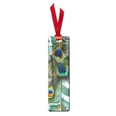 Peacock Feathers Feather Blue Green Small Book Marks by Cowasu