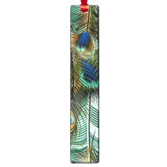 Peacock Feathers Feather Blue Green Large Book Marks by Cowasu