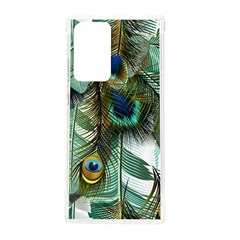 Peacock Feathers Feather Blue Green Samsung Galaxy Note 20 Ultra Tpu Uv Case by Cowasu