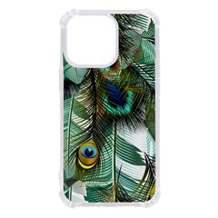 Peacock Feathers Feather Blue Green Iphone 13 Pro Tpu Uv Print Case