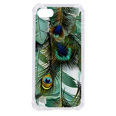 Peacock Feathers Feather Blue Green Iphone Se