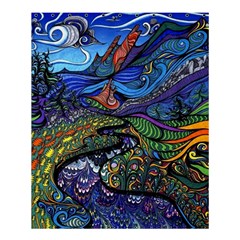 Psychedelic Landscape Shower Curtain 60  X 72  (medium) 