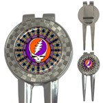 Gratefuldead Grateful Dead Pattern 3-in-1 Golf Divots Front