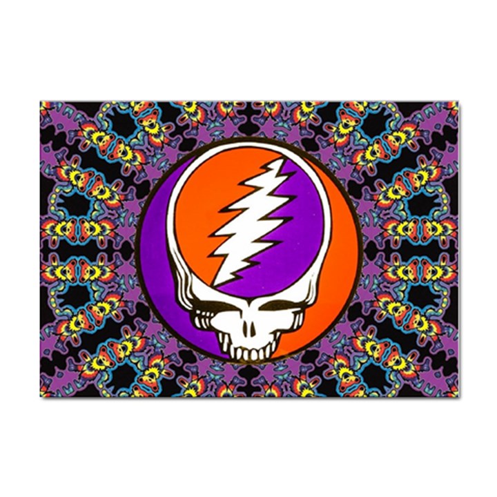 Gratefuldead Grateful Dead Pattern Sticker A4 (10 pack)