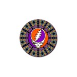 Gratefuldead Grateful Dead Pattern Golf Ball Marker (4 pack) Front