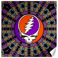 Gratefuldead Grateful Dead Pattern Canvas 16  X 16  by Cowasu