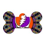 Gratefuldead Grateful Dead Pattern Dog Tag Bone (Two Sides) Front