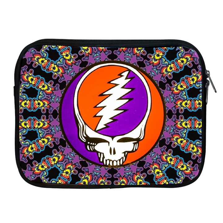 Gratefuldead Grateful Dead Pattern Apple iPad 2/3/4 Zipper Cases