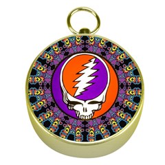 Gratefuldead Grateful Dead Pattern Gold Compasses by Cowasu