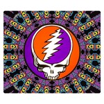 Gratefuldead Grateful Dead Pattern Two Sides Premium Plush Fleece Blanket (Small) 50 x40  Blanket Front